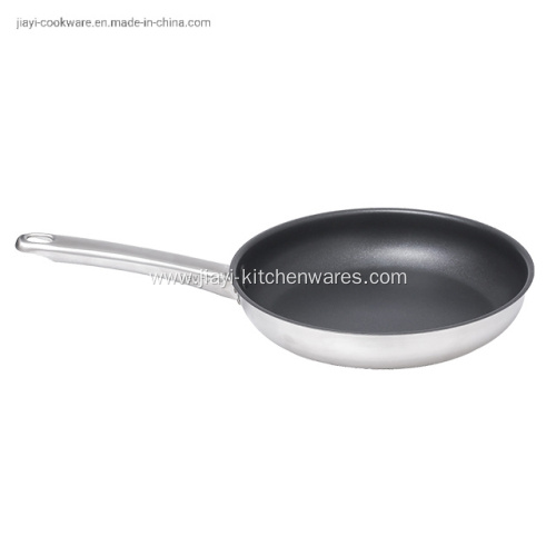 Non-Stick Stainless Steel Cooking Wok Frypan